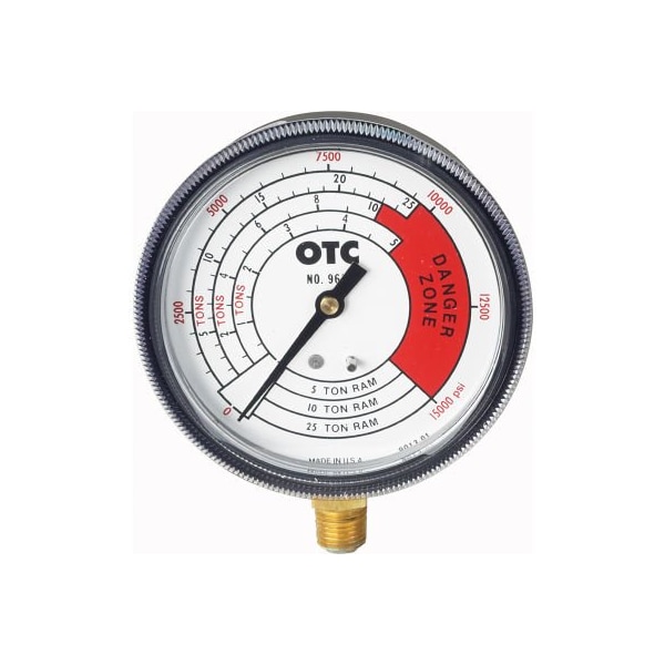 Integrated Supply Network OTC Gauge Pressure And Tonnage 4 Scales, 0-10,000 PSI, 0-5 Ton, 0-10 Ton And 0-25 Ton 9652 - main